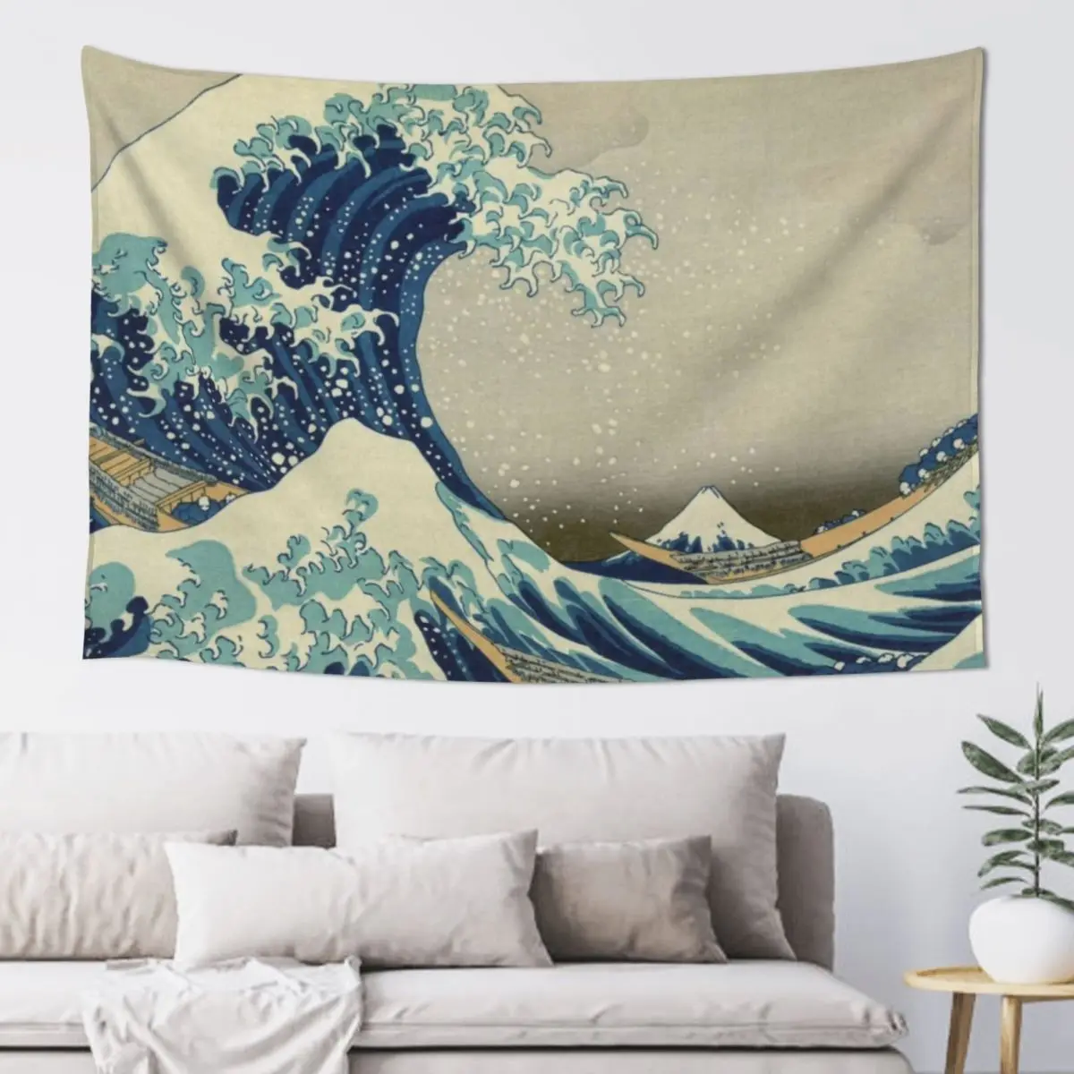 

The Great Wave off Kanagawa by the Japanese ukiyo-e artist Hokusai Tapestry Wall Deco Decorations For Your Bedroom Tapestry