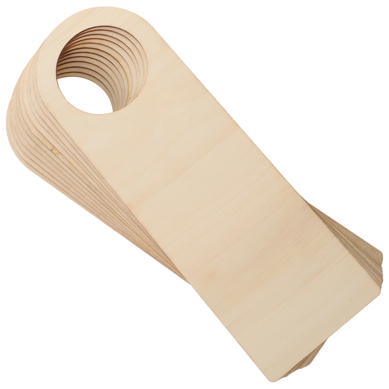 

12pcs Wooden Door Hangings Unfinished Craft Kits For Kids Diy School Projects Scouts Activities Wood Door Hangers Crafts Sewing