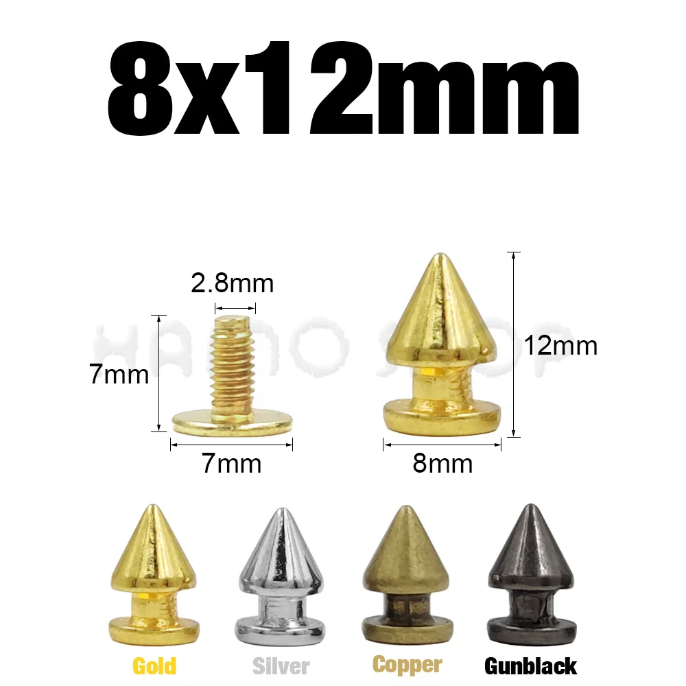 Variant: 50 peças 8x12mm