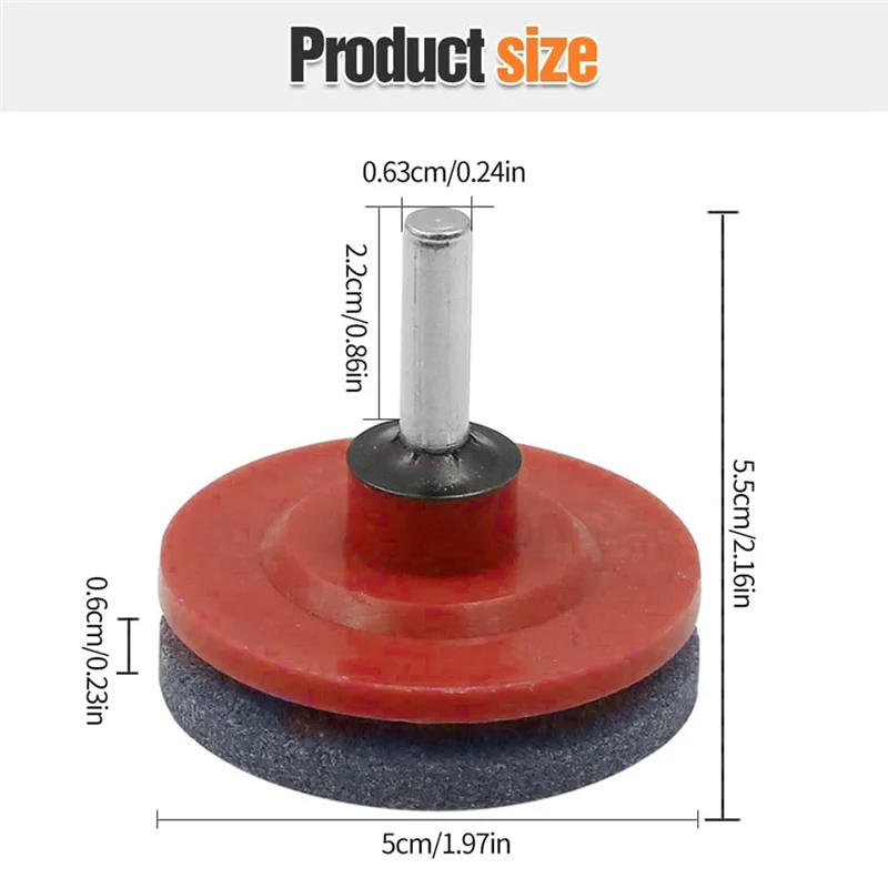 ABRB-affilacoltelli opachi per tosaerba, strumento per affilare le lame del tosaerba, affilacoltelli universali per tosaerba, rosso
