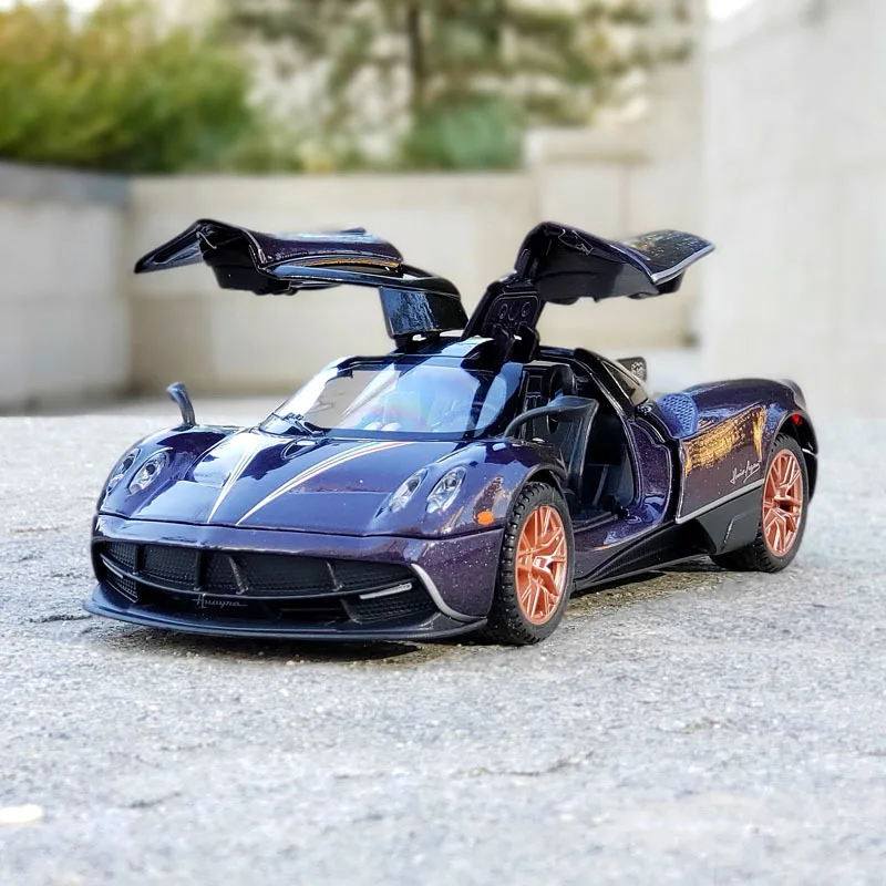 

Metal Car Pagani Huayra Dinastia Supercar Simulation Exquisite Diecasts & Toy Vehicles Double Horse 1:32 Alloy Collection Model