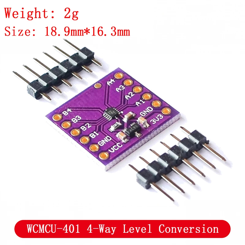 Picture 5: 2 Channel 4 8 way IIC I2C UART SPI TTL Logic Level Converter Bi-Directional Module 5V to 3.3V For Arduino Compatible Breadboard