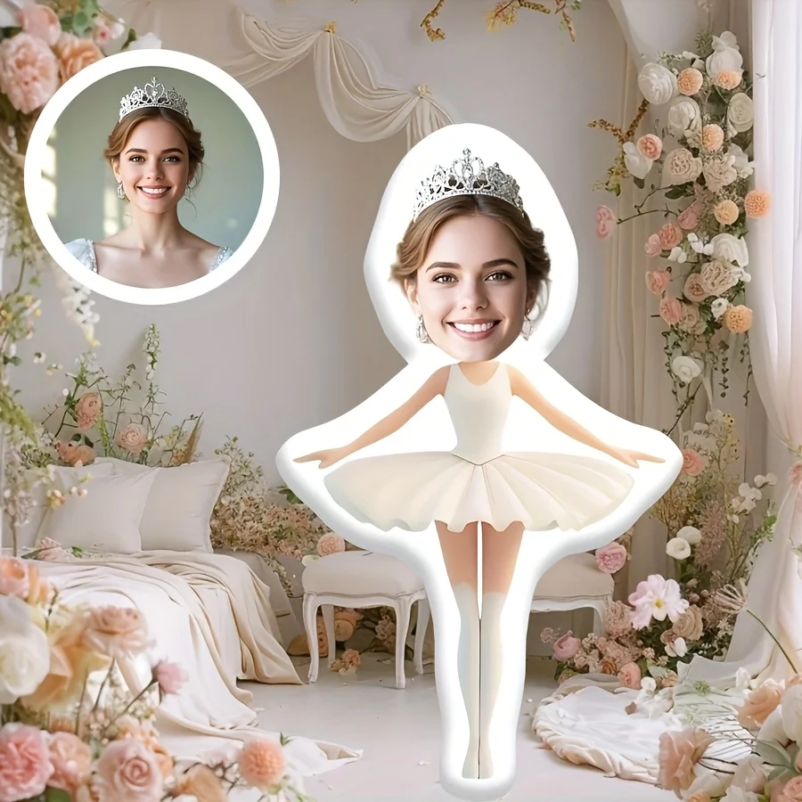 Custom-made ballet-inspired personalized pillows, a pair of unique birthday gifts perfect for families and loved ones