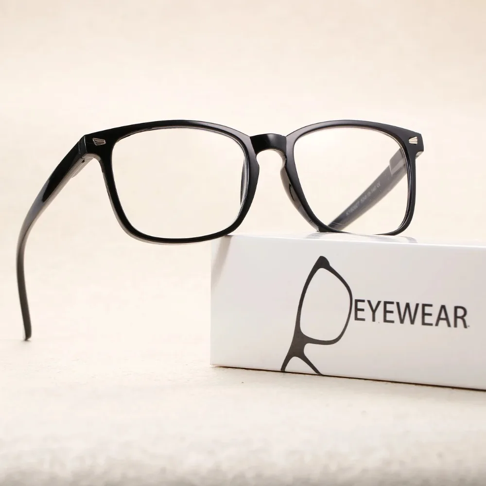 1/2/3/4/5PCS Elegant Simple and Stylish Geometric Glasses with Transparent Lenses Suitable for Daily Use