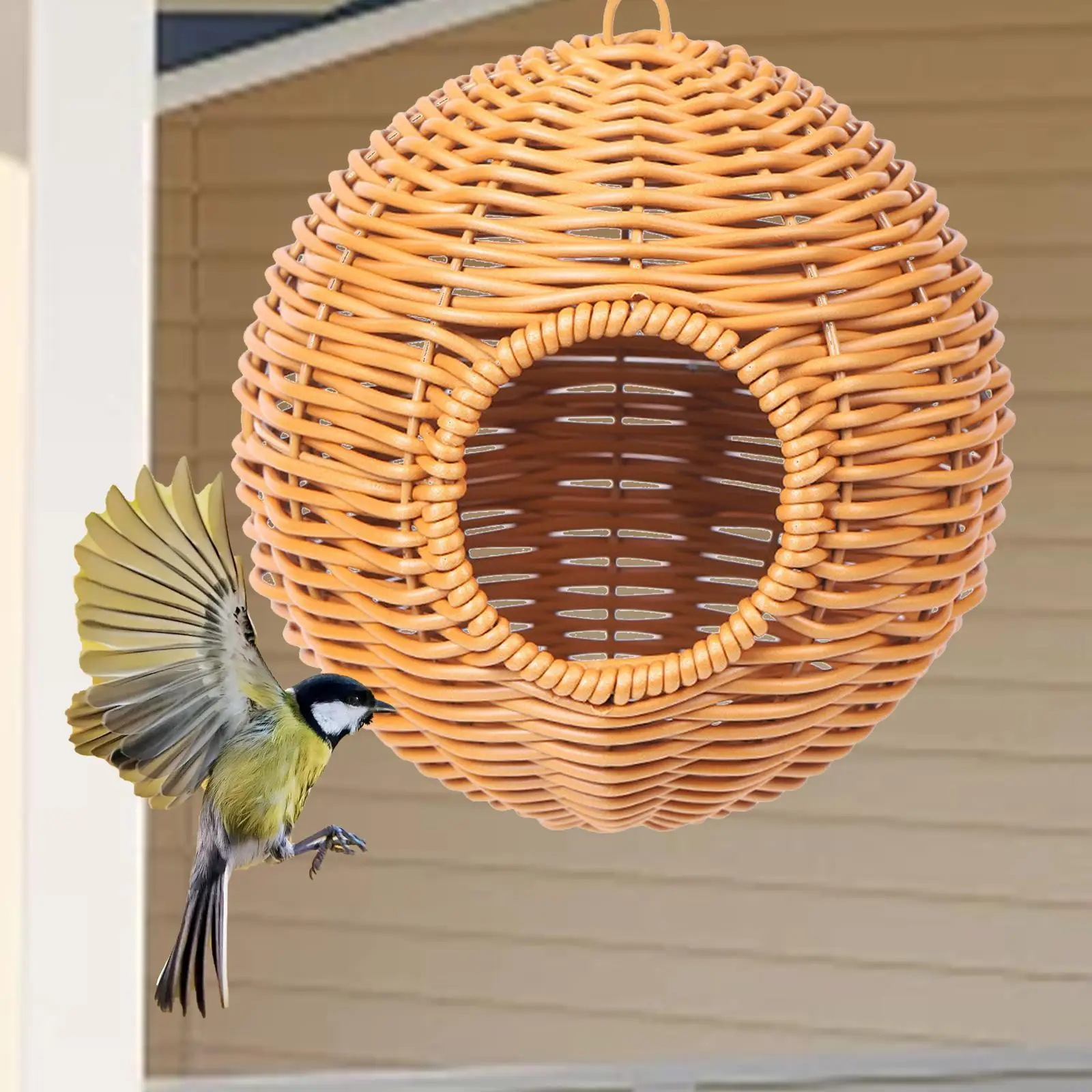 Hamaca colgante para pájaros: nido y columpio para periquitos - imagen 3