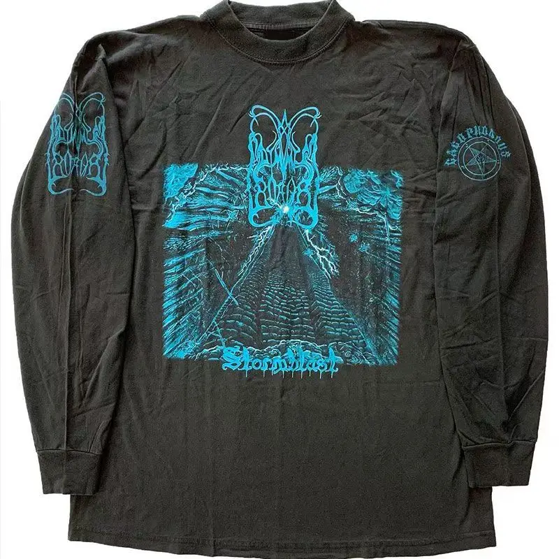 

Одежда в стиле ретро 2000-х годов для мужчин и женщин, новая уличная одежда в стиле Харадзюку, футболка в стиле хип-хоп с буквенным принтом, готическая хлопковая футболка с длинным рукавом