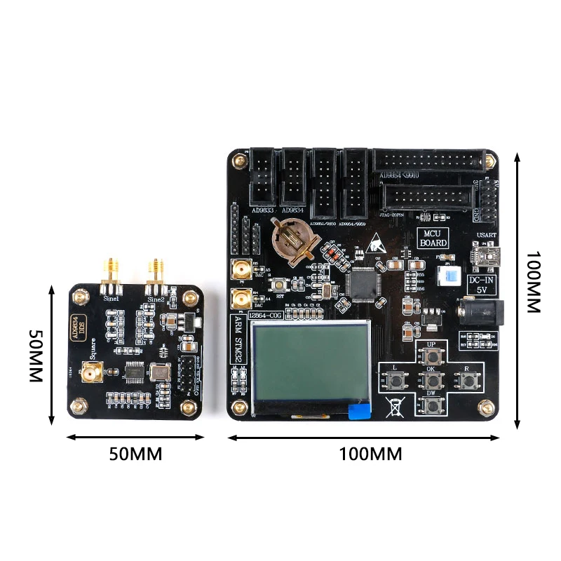 AD9834 High Speed DDS Module, Sine Wave/Triangle Wave/Square Wave Signal Generator DDS Sweep Source