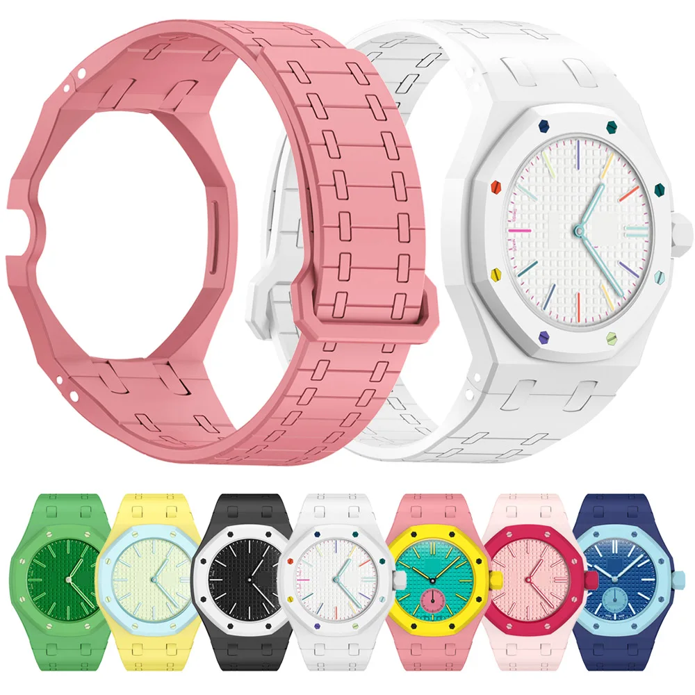 Magnetisches Silikonarmband für Royal POP, magnetisches Faltschnallen-Uhrenarmband, hochwertiger, langlebiger Ersatz für das Armband