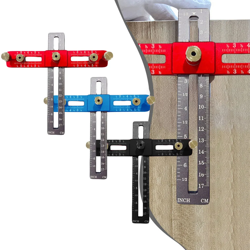 Portable Cabinet Jig Cabinet Jig Tool Accurate Hole Spacing Compact Size Easy Alignment Lightweight And Foldable