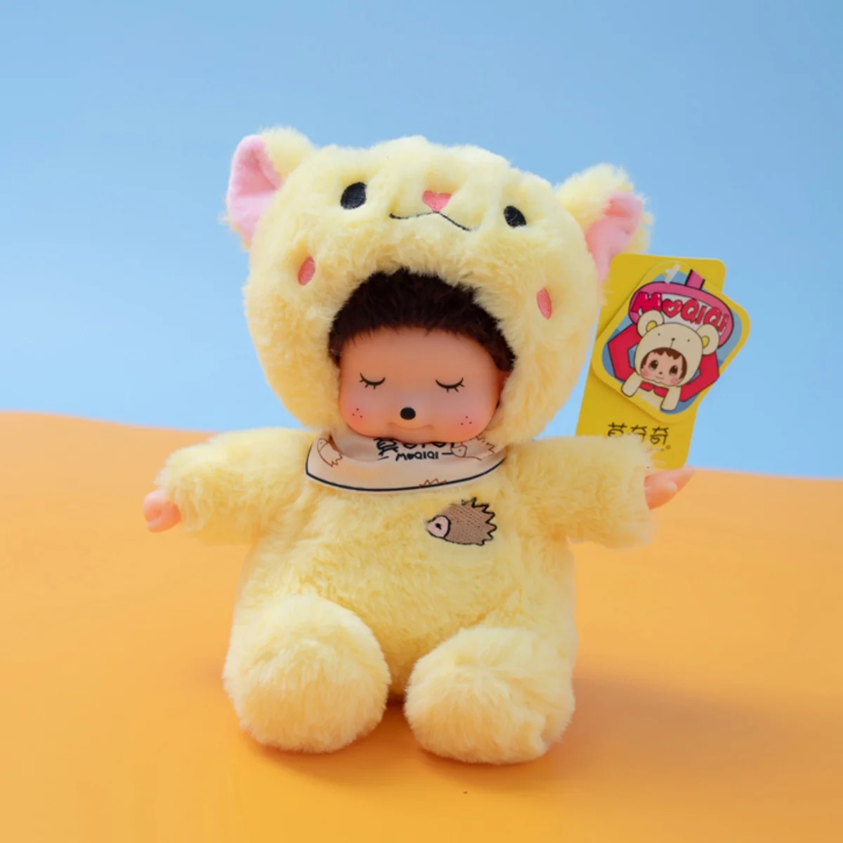 18 cm große Mochich-Plüschtiere mit Vinyl-Gesicht verwandeln sich in Delphin, Widder, Bärenkrabbe kann Hut entfernen. Niedliches Begleitzenspielzeug für Kinder oder Liebhaber