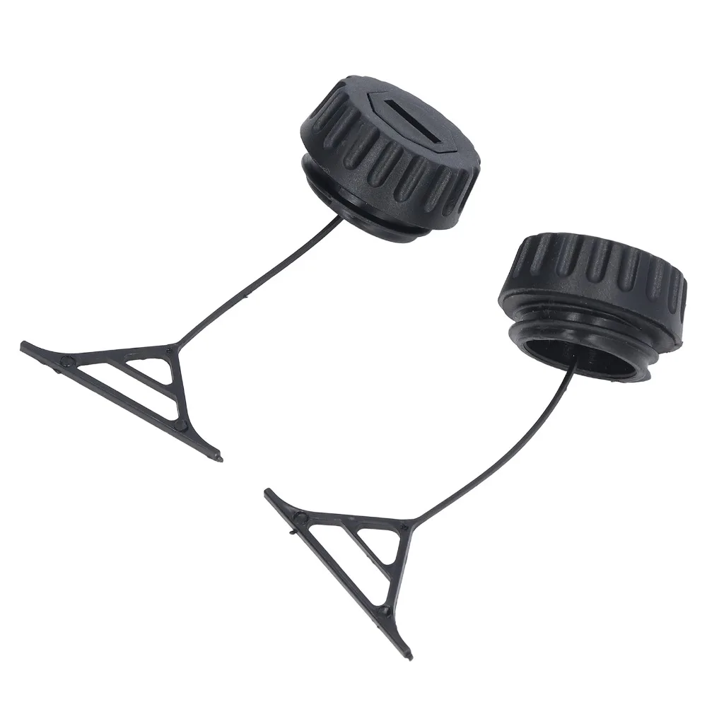 Durable Black Fuel Tank Cap ABS Compact Chainsaw Replacement Cap Easy to Install Fuel Oil Cap Set for 066 MS640 MS660