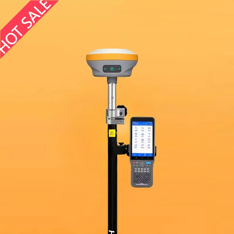 RTK Receiver, Rechargeable Lithium Battery, Bluetooth and Wi-Fi Connectivity, IP68-rated, Outdoor Construction Projects