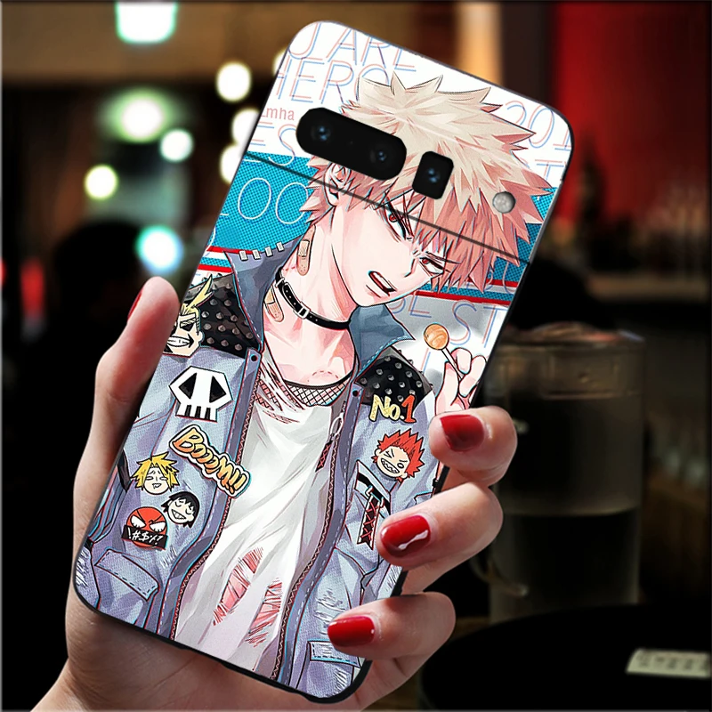 Phone Case For Google Pixel 10 9 Pro XL 9A 8 7 6 Pro Pixel 8A 7A 6A Pixel 8 7 6 5 Anime My Hero Academia deku bakugou Boku