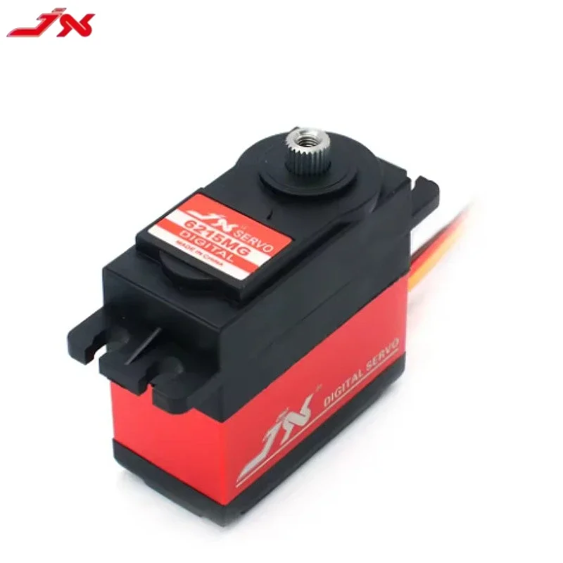 JX PDI-6215MG 15.32 كجم أجهزة رقمية - 4.8-6 فولت 0.16 ثانية/60 °   2BB ميتال جير 62 جرام لطائرة روبوت قارب سيارة RC 1/8 1/10