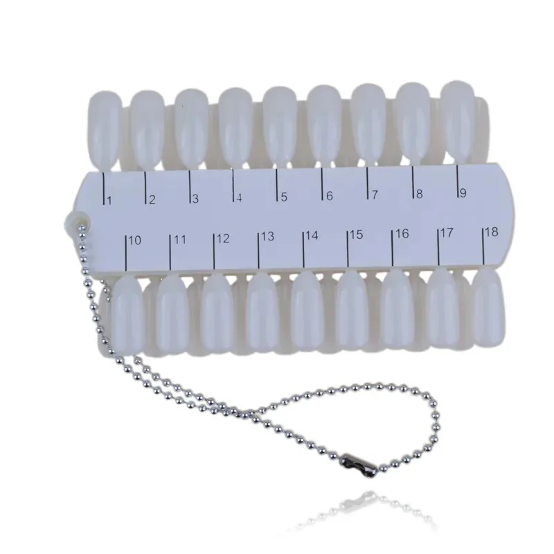 Delicate DIY Portable 36 Tips Nail Art Display Practice Training Palette Dish Rack Wheel Plastic Nail Display Stand Tool