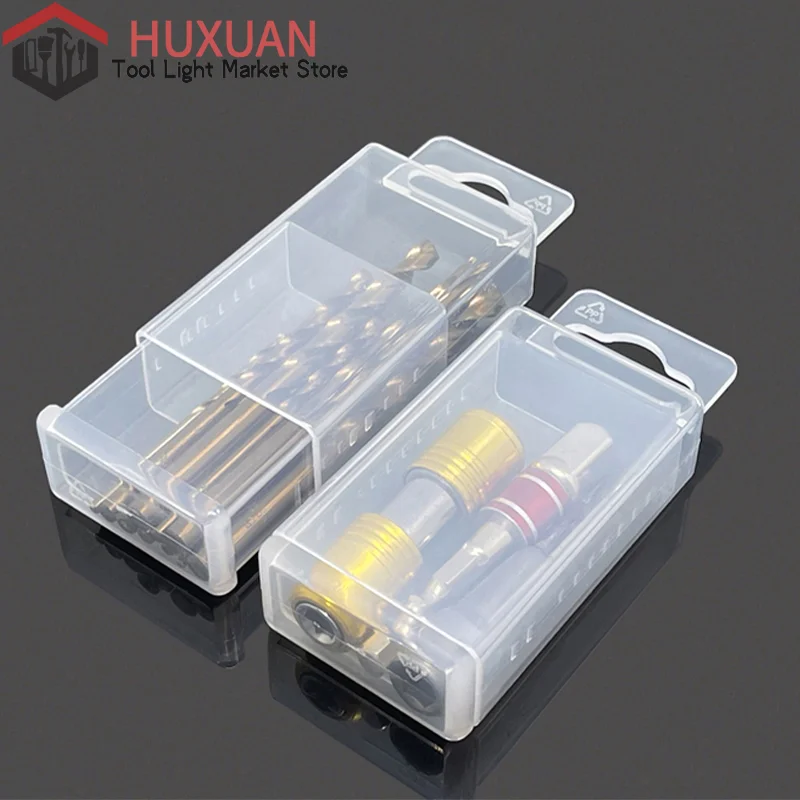 Tool Box Parts Storage Box Drill Milling Cutter Box Rectangular Telescopic Box Twist Drill Box Tap Accessories Tool Packaging