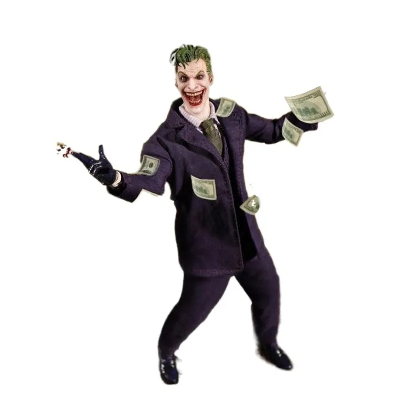 1:12 16 cm Dc Comics Joker Scale Gelenk-Actionfigur zum Sammeln, Modell, Superhelden-Desktop-Display, Geburtstagsgeschenk für Fans