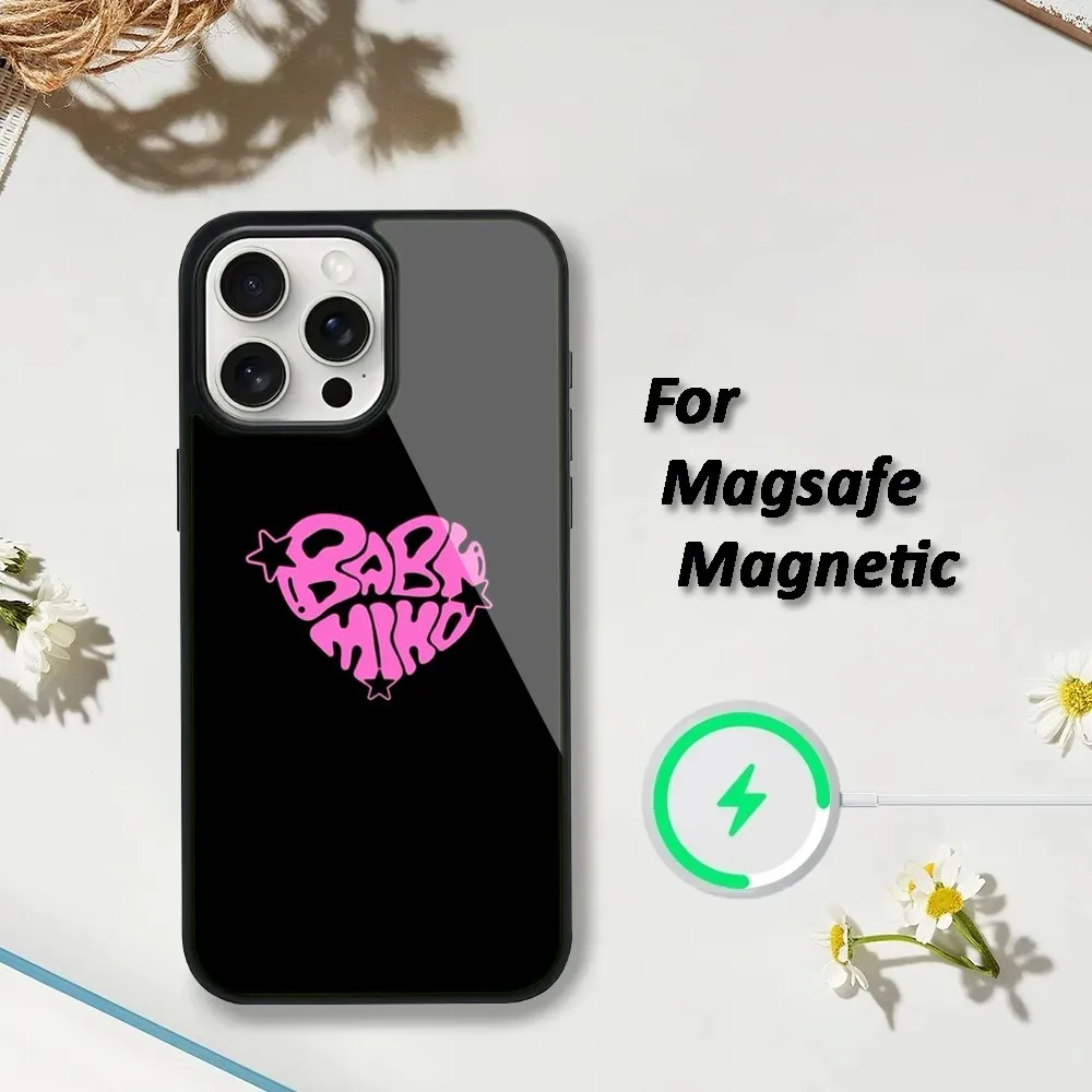 Young M-Miko Phone Case For iPhone 16,15,14,13,12,11,Plus,Pro,Max,Mini Magsafe Magnetic Wireless Charging