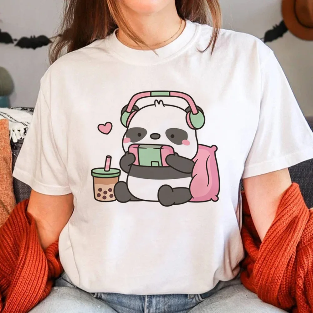 

Panda Tee women comic designer streetwear top girl comic harajuku designer clothes