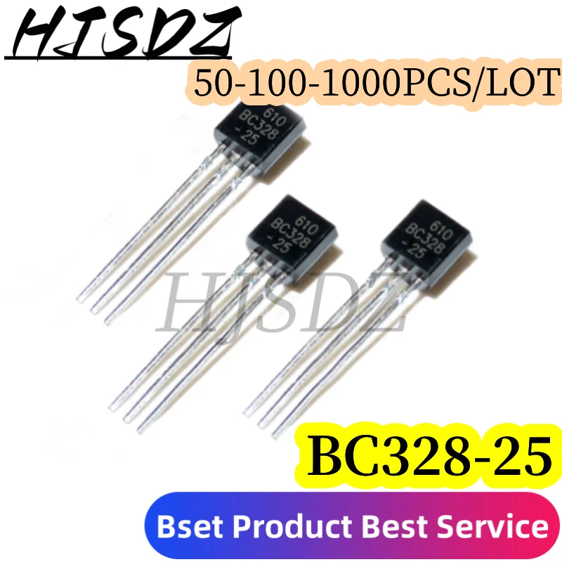 50-100-1000PCS/LOT Transistor de BC328-25 BC328, nuevo, original, TO92