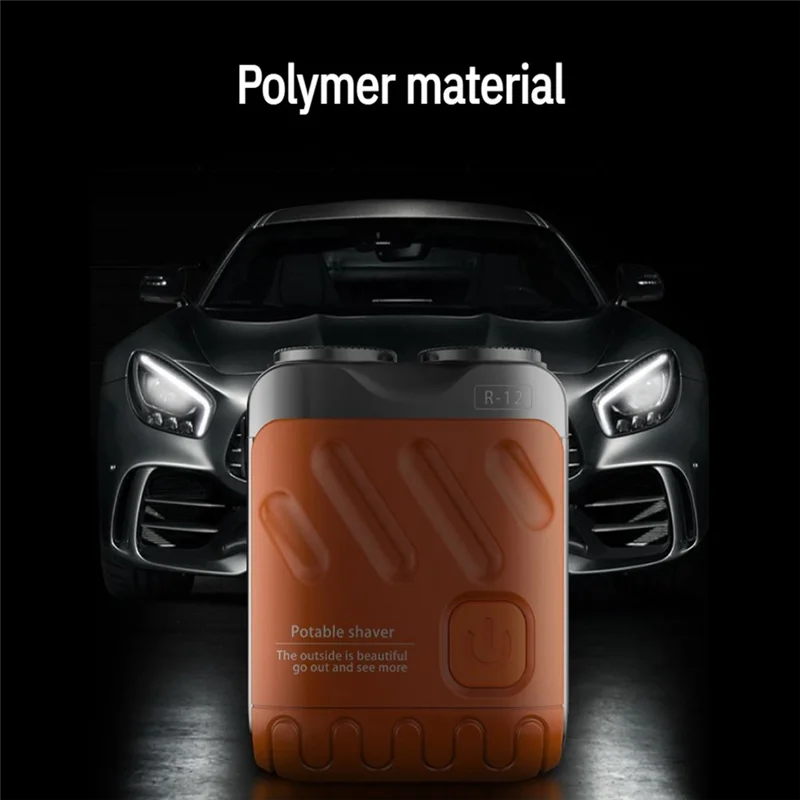 

A66T-Портативная бритва для бороды, аккумуляторная электробритва с двойным кольцом, магнитный резак, мини-электробритва, дорожная бритва