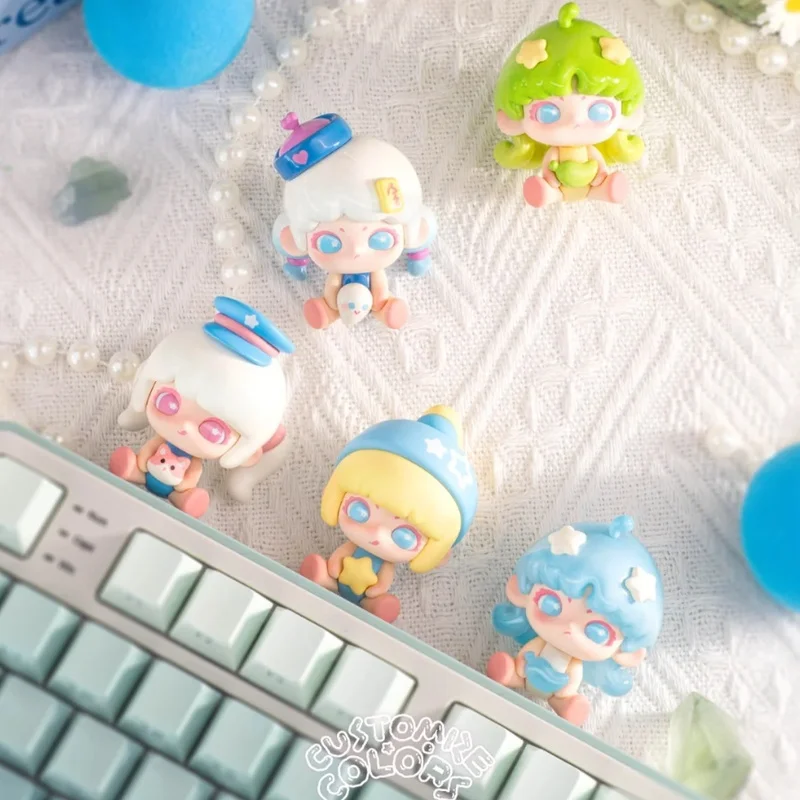 لانسى لولو تخصيص الألوان صندوق أعمى صغير دمية مجموعة الحلي اليدوية العصرية Kawaii مفاجأة هدية لطيف سلسلة تحصيل اللعب