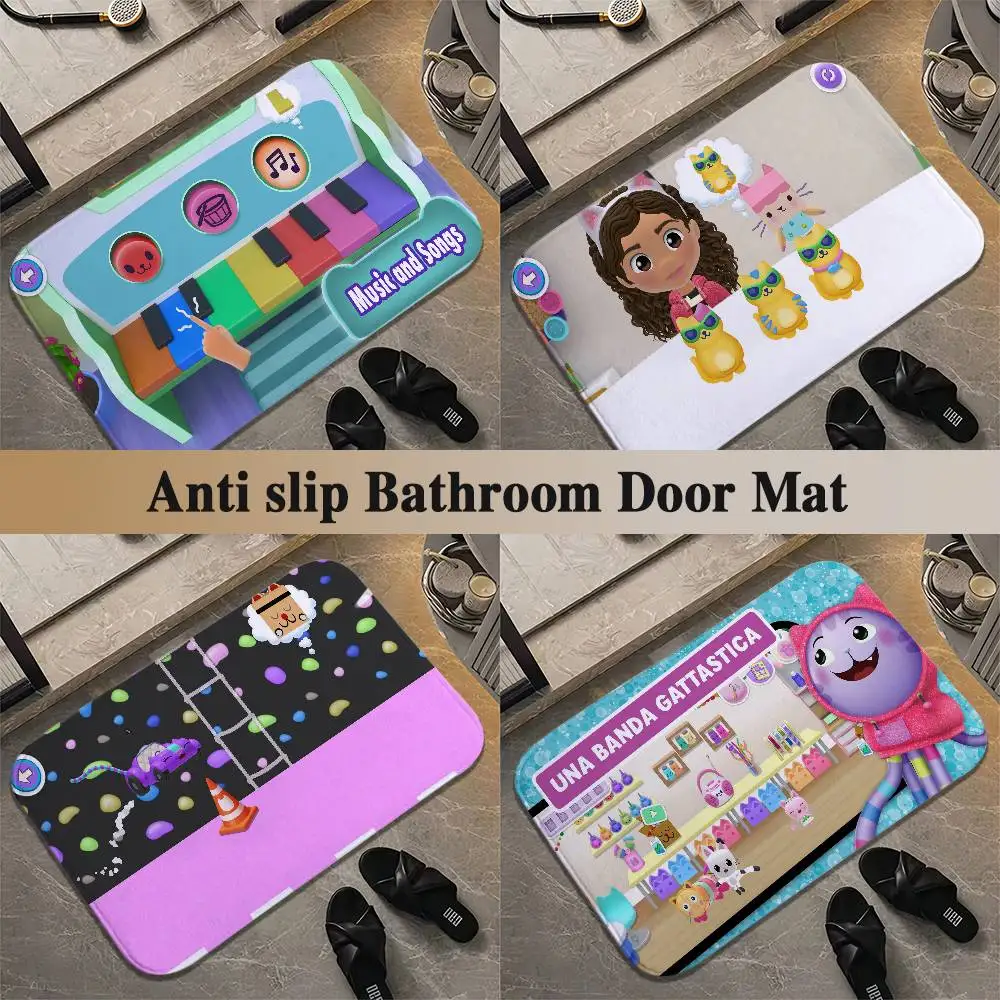 

Gabbys Dollhouse Floor Mat Printed Large Carpets Room And Bedroom Carpets Bathroom Anti Slip Door MATS Small Carpets