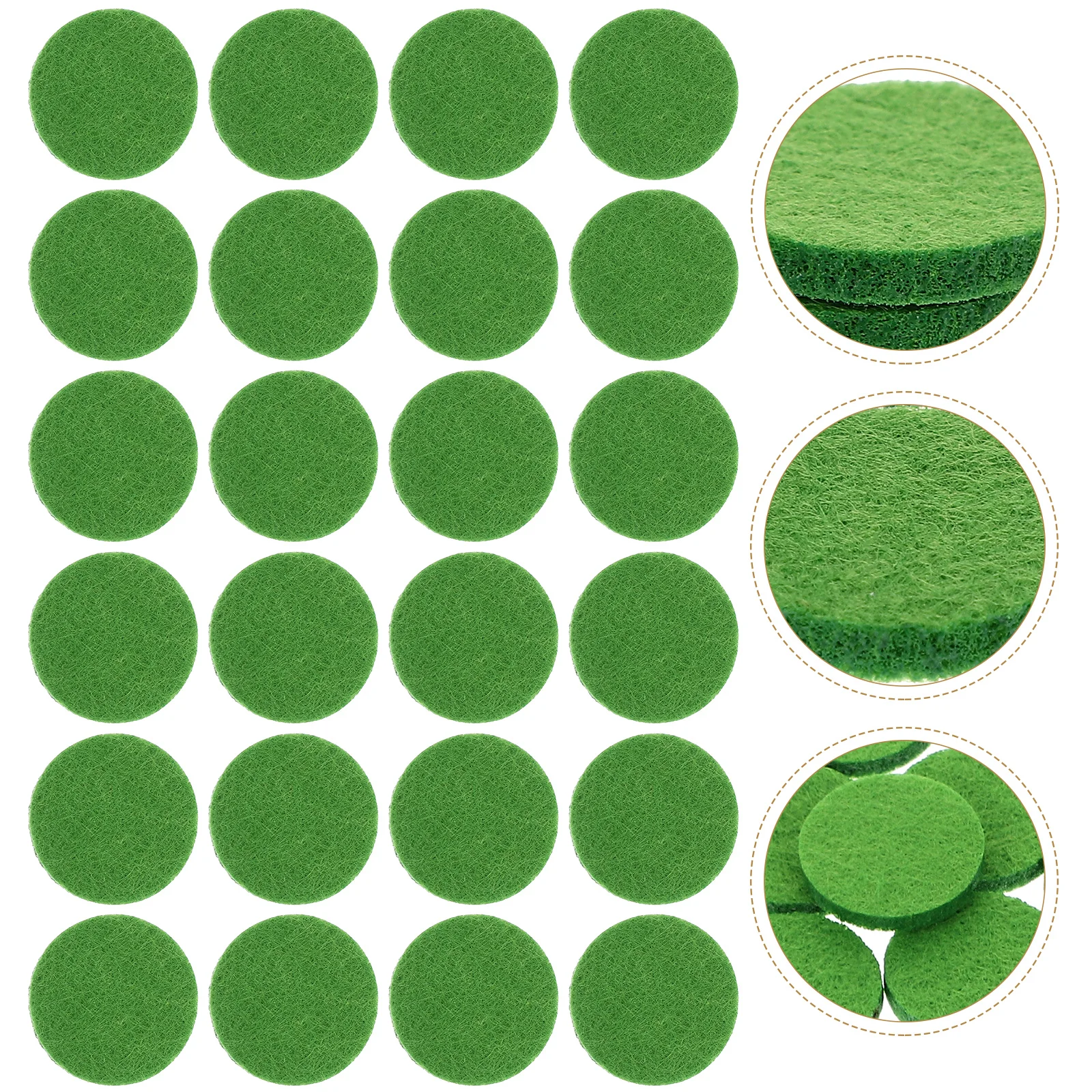 

100pcs 100 Cotton Pads Aromatherapy Aroma Diffuser Pad Diffuser Small Size Essential Oil Absorbent Home Car Decor