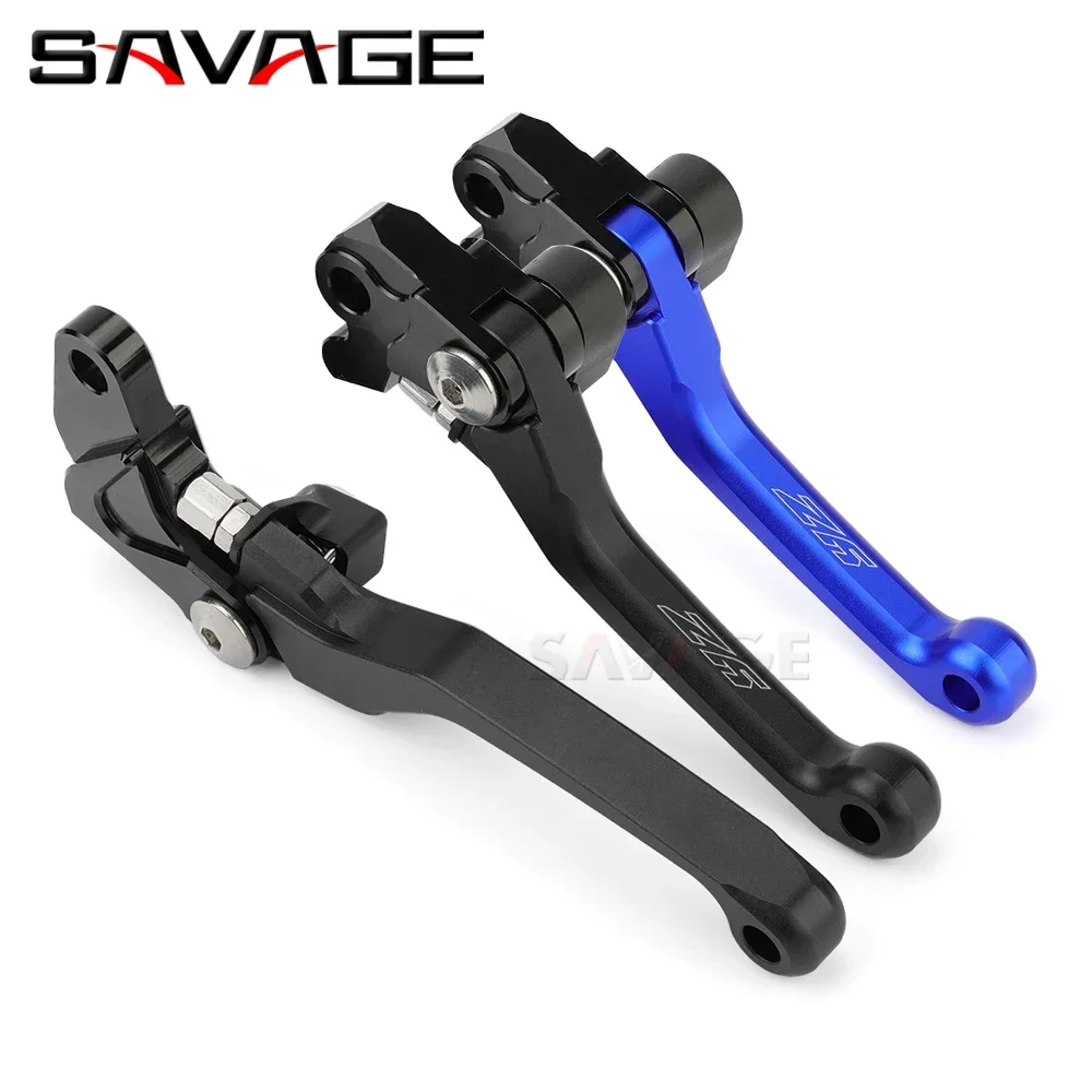 For YAMAHA YZ65 YZ85 Brake Clutch Levers Motorcycle YZ80 YZ 65 80 85 1995-2024 Adjustable Folding Extendable Handlebar With LOGO