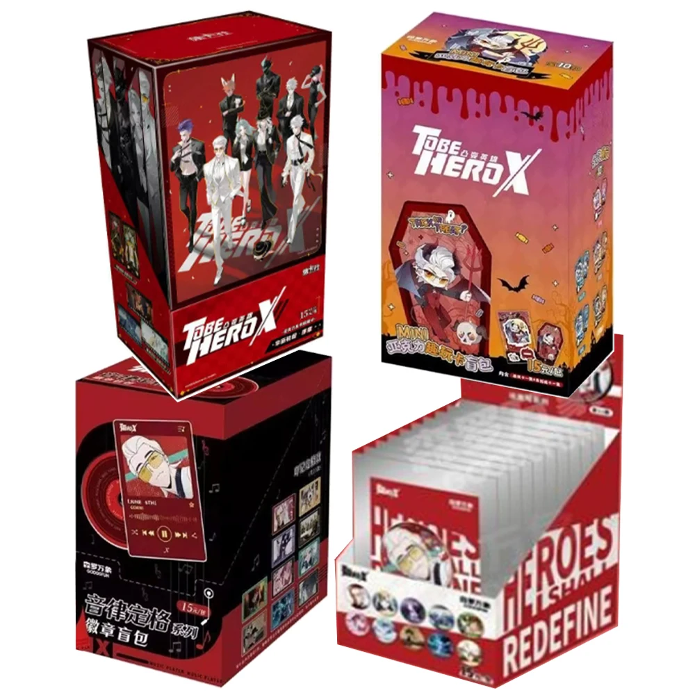 

Genuine To Be HERO X Card Acrylic Badge Animation TOBEHEROX Series Fun Cards Collection Card Toys Gift