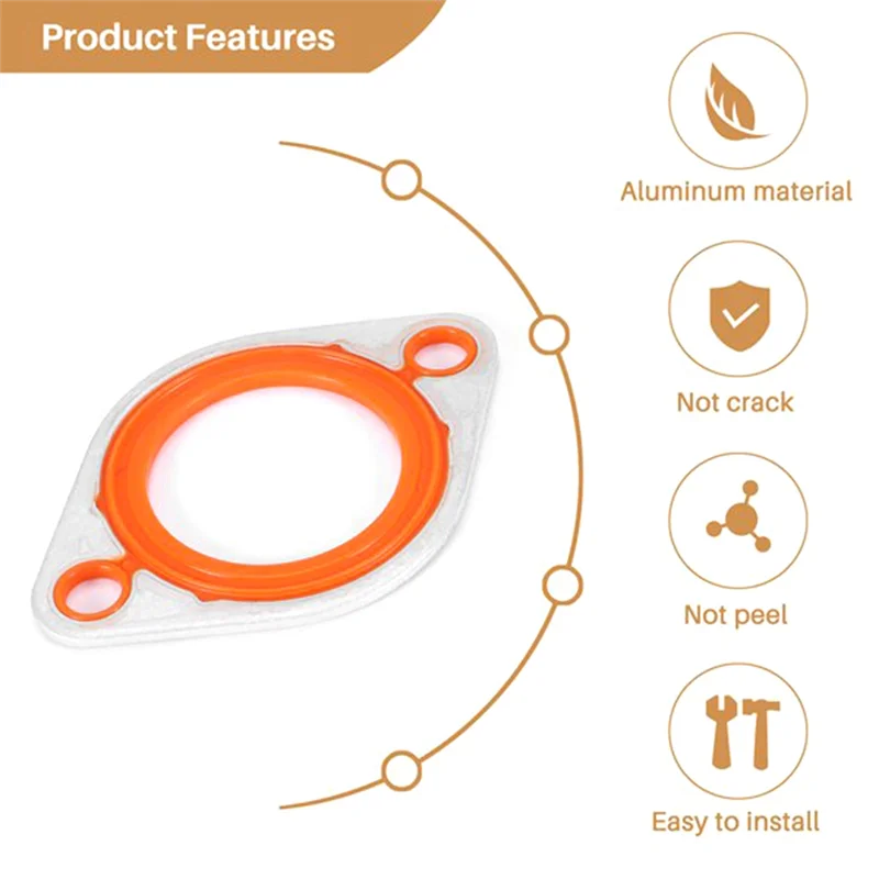 AEF2-For Chevy SBC BBC 350 454 Thermostat Water Neck Housing Gasket Car Parts Accessories