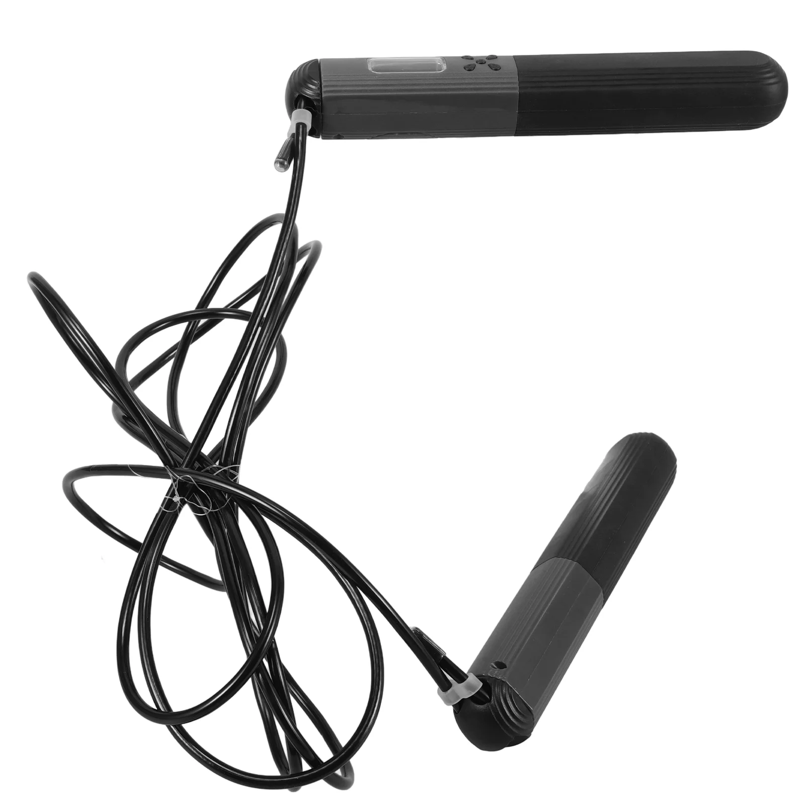 

Smart Counting Skipping Rope Jump Ropes for Fitness Steel Wire Black with Counter