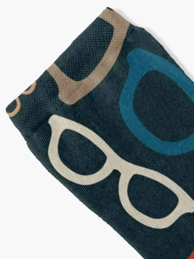 Colorful Smart Glasses Pattern Socks ankle sport funny gifts set Women's Socks Men's