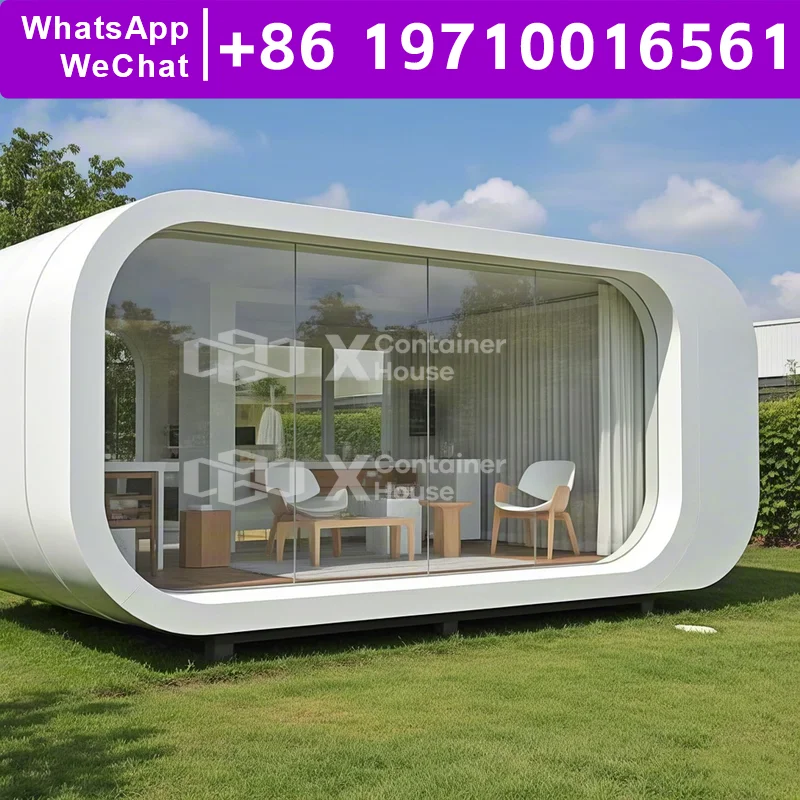 

Manufacturers Supply Modular Apple Capsule House Prefab