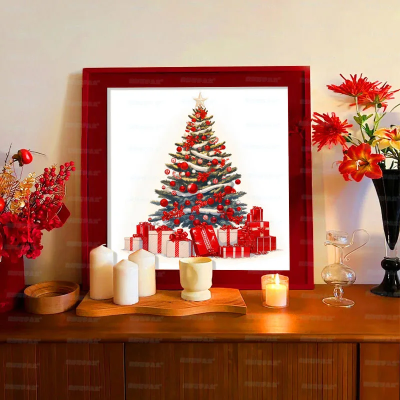 

2025 New Needlework,DIY Cross stitch Embroidery kit,Christmas Tree Gift Decor Cross-Stitch Handwork Painting New Year Gift