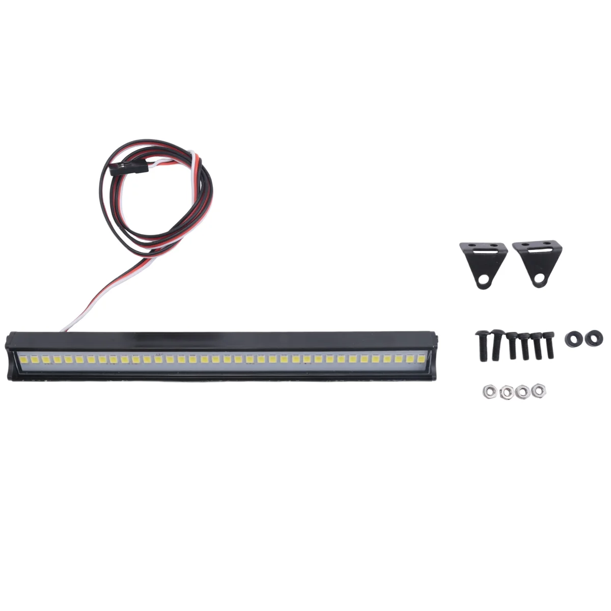 BFYL-150MM 36 LED Light Bar Roof Lamp Lights for Axial SCX10 90046 Traxxas TRX4 Slash Rustler 1/8 1/10 RC Crawler Truck