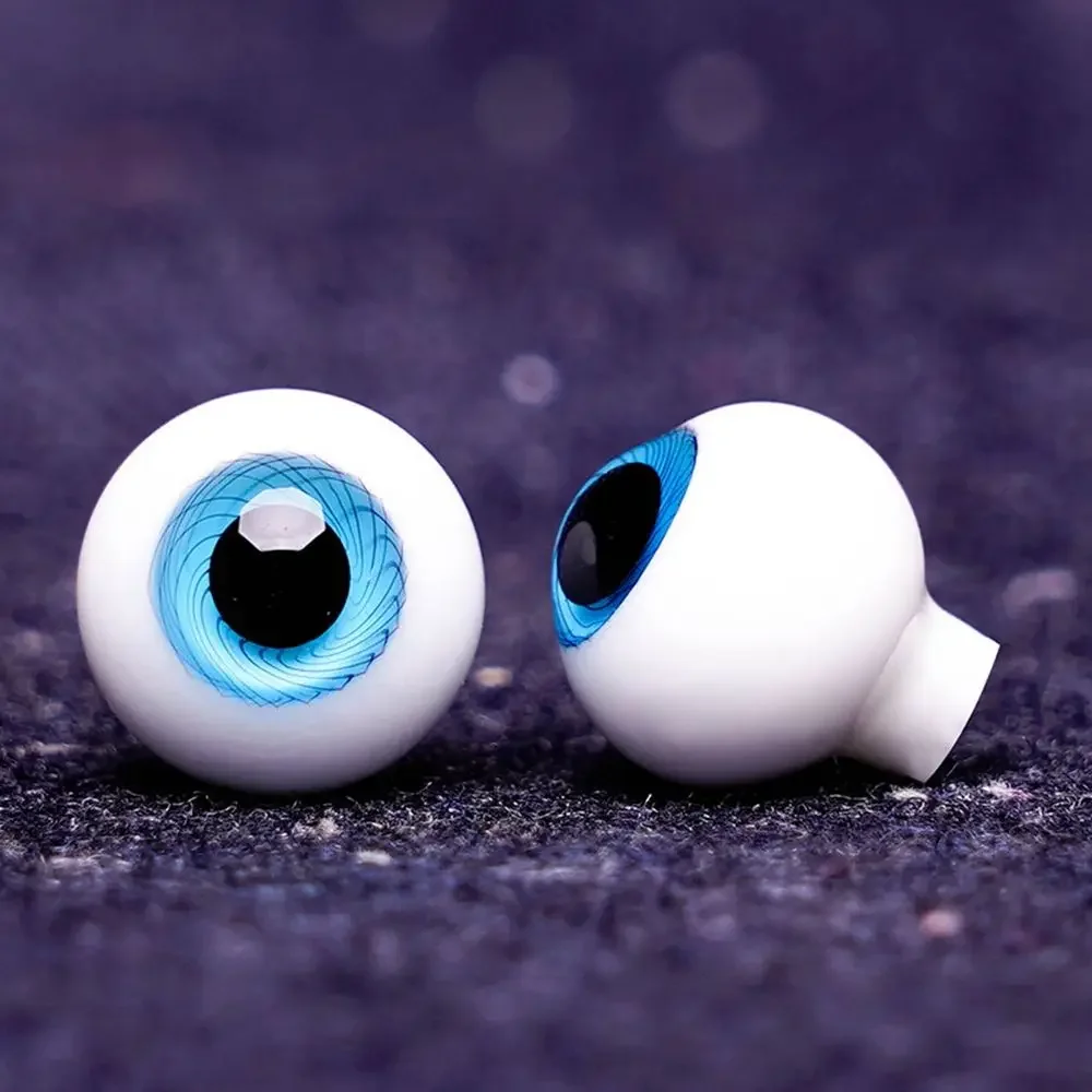 6/8/10/12/14mm Blue Black Glass Eyes Eyeball For BJD Doll For Safety Animal Toy Eyeball DIY Doll Making Crafts Accessories