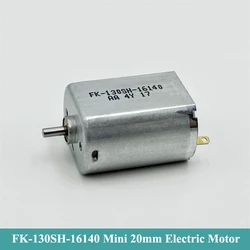 FK-130SH-16140 Micro 130 silnik DC 3V 5V 6V 7.4V 14000RPM wysokiej prędkości szczotka węglowa Mini 20mm silnik elektryczny DIY Hobby Model zabawkowy