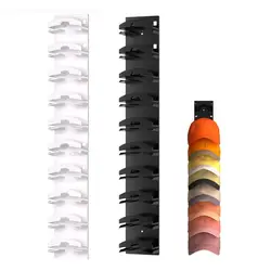 Hat Organizer Vertical Hat Rack Baseball Cap Storage Rack Self-Adhesive Wall Mounted Multi-layer Hat Hanger Holder Display Rack