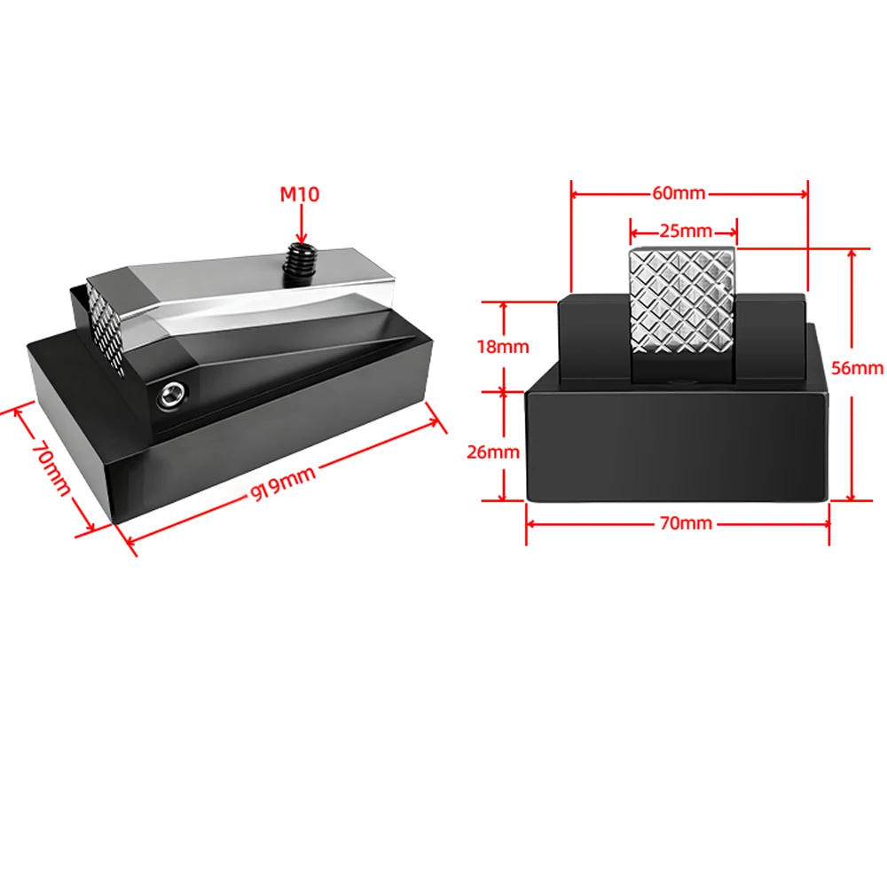 CNC Mold Machining Unidirectional Elevation Fixture, Heavy Cutting Side Top Anti-tilting Equal Height Vise Fixture