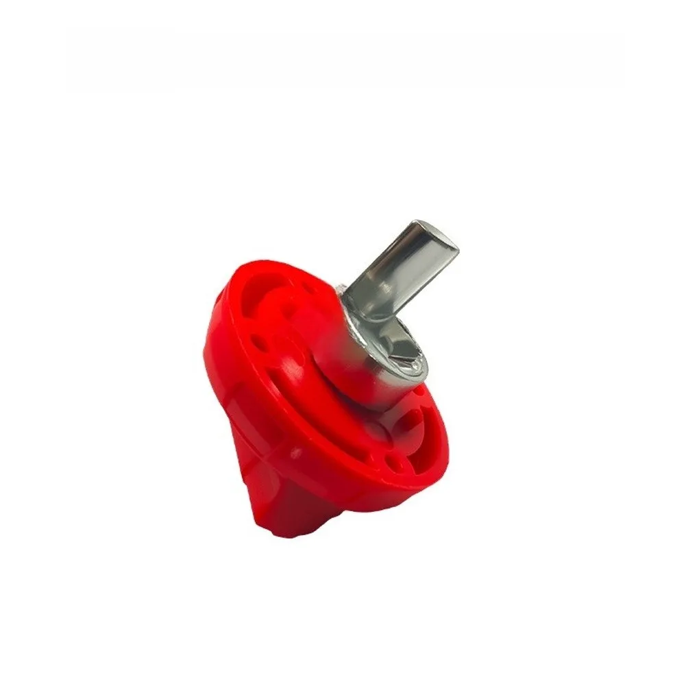 Iron Chainsaw Adjuster Knob Featuring 18mm Metal Shaft and 4mm Fixing Pin for Secure Double Sided Installation