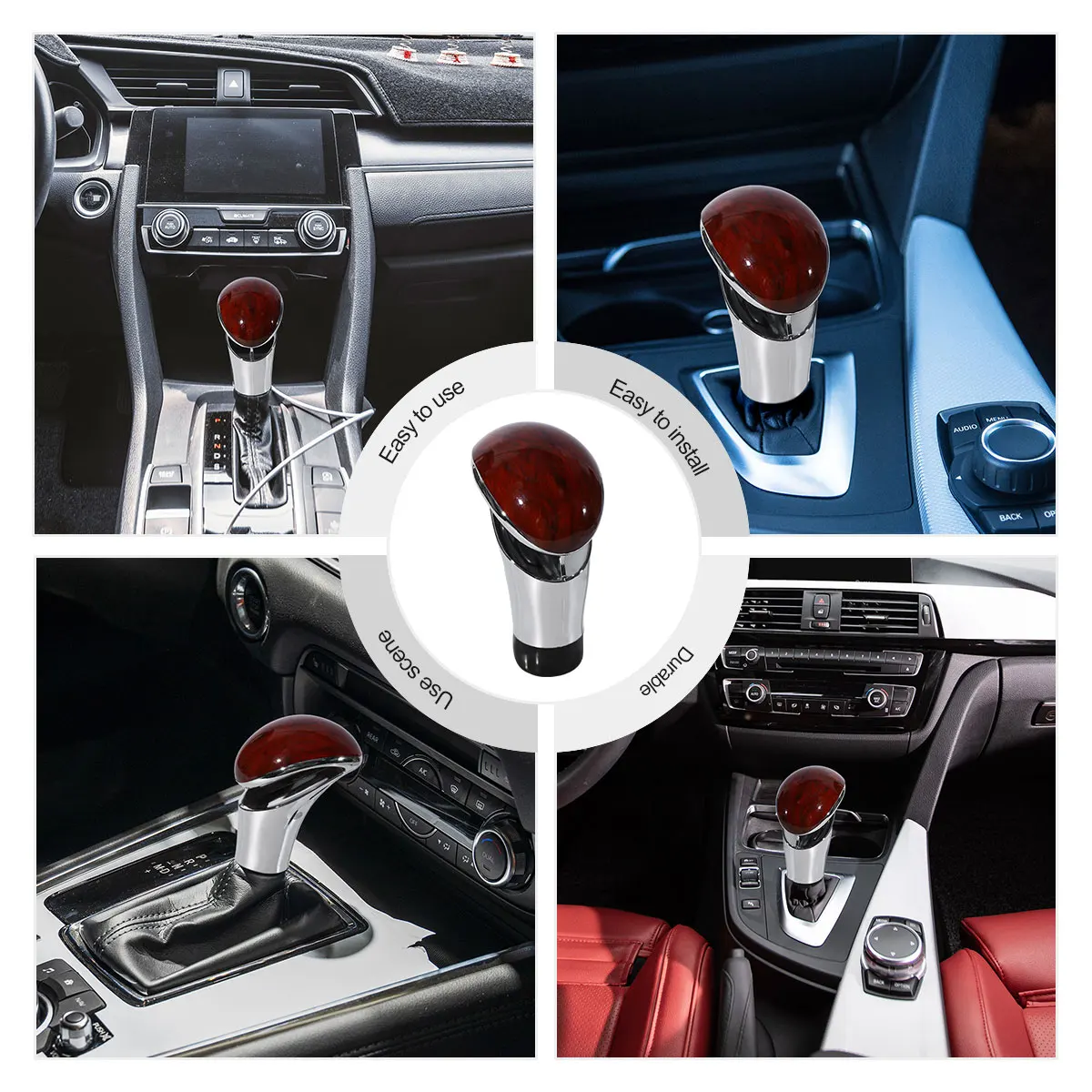 

Automatic Gear Handle Shifter Stick Car Lever Cool Automobile Accessories Plastic Knob