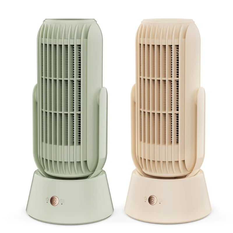 Fan Heater 800W Electric Heater for Home Portable Space Heaters Low Energy Space Heater for Office Home Bedroom