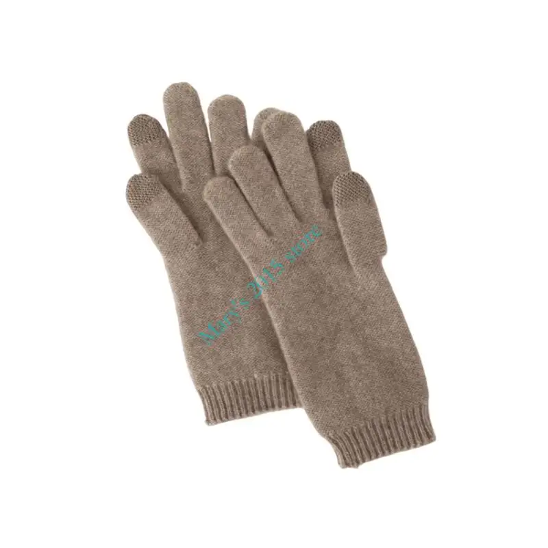 E15F Soft Knitted Winter Gloves For Children 2-5 Year Plush Inner Lining Warmth Thermals Insulated Toddler Gloves