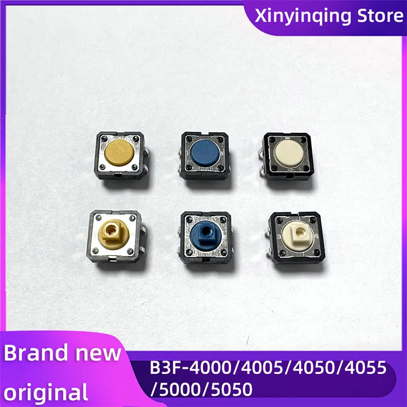 5-20pcs switch B3F-4000 B3F-4050 B3F-4005 B3F-4055 B3F-5000 B3F-5050 12x12 button micro switch for omron