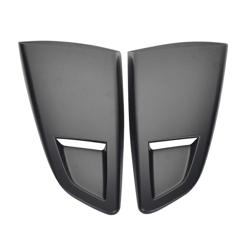 

Matte Black 1/4 Rear Side Vent Quarter Window Louver Shutter Cover Trim for 2015-2022 Ford Mustang