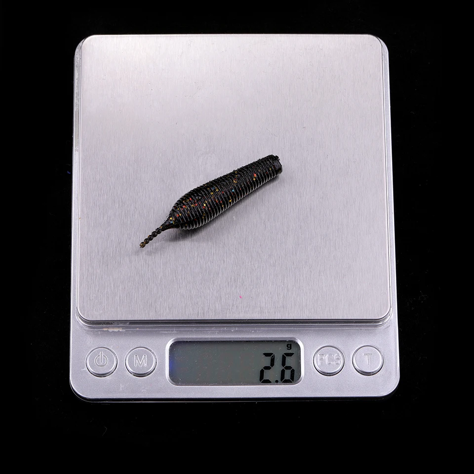 WALK FISH 6PCS 55mm 2.6g Floating Soft Fishing Lures TPR Needle Tail Worm Bait Wobblers Shrimp Artificial Pike Bass Tackle