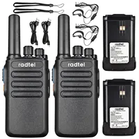 Radtel RT16 Rechargeable Walkie Talkie  PMR Radio Long Range Two Way Radio License Free Type C for Adults Hotel Business Hiking
