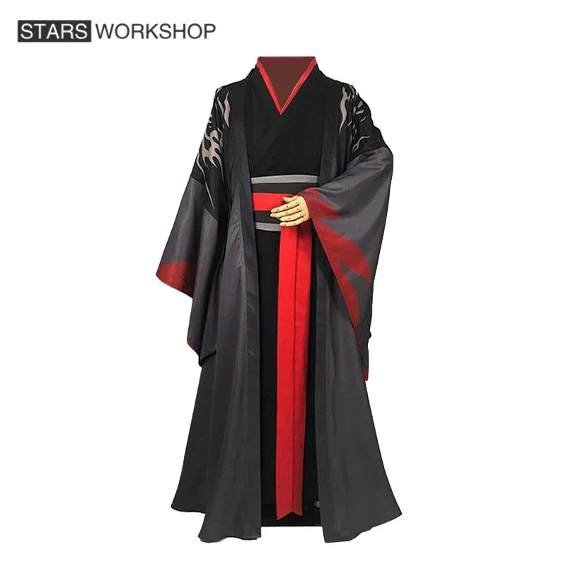 qq34Anime Mo Dao Zu Shi The Yiling Patriarch Grandmaster of Demonic Cultivation Wei Wuxian Косплей Костюм Китайский Традиционный H