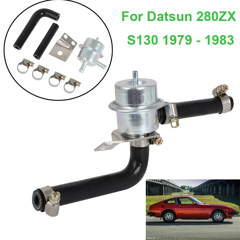 Regulador de presión de combustible con soporte de manguera de repuesto para Nissan Datsun 280ZX S130 1979 - 1983